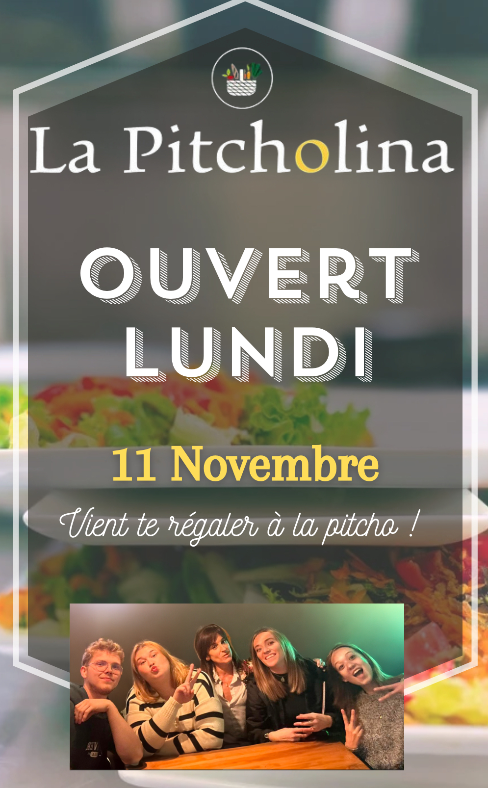 OUVERT LUNDI 11 NOVEMBRE