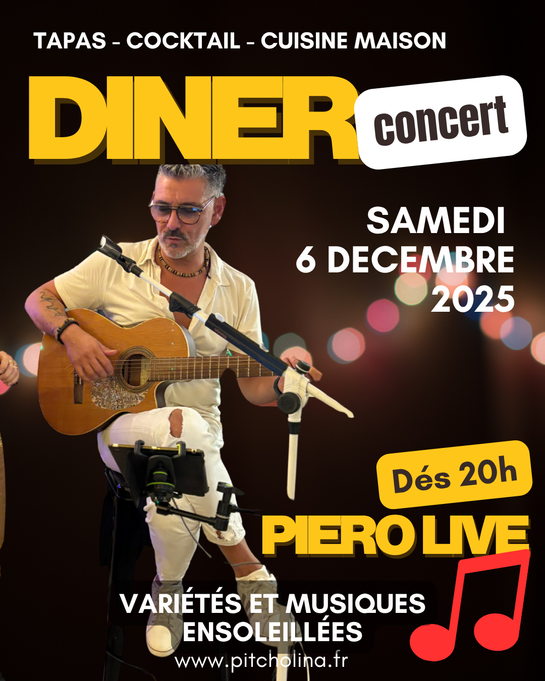 Concert guitare voix