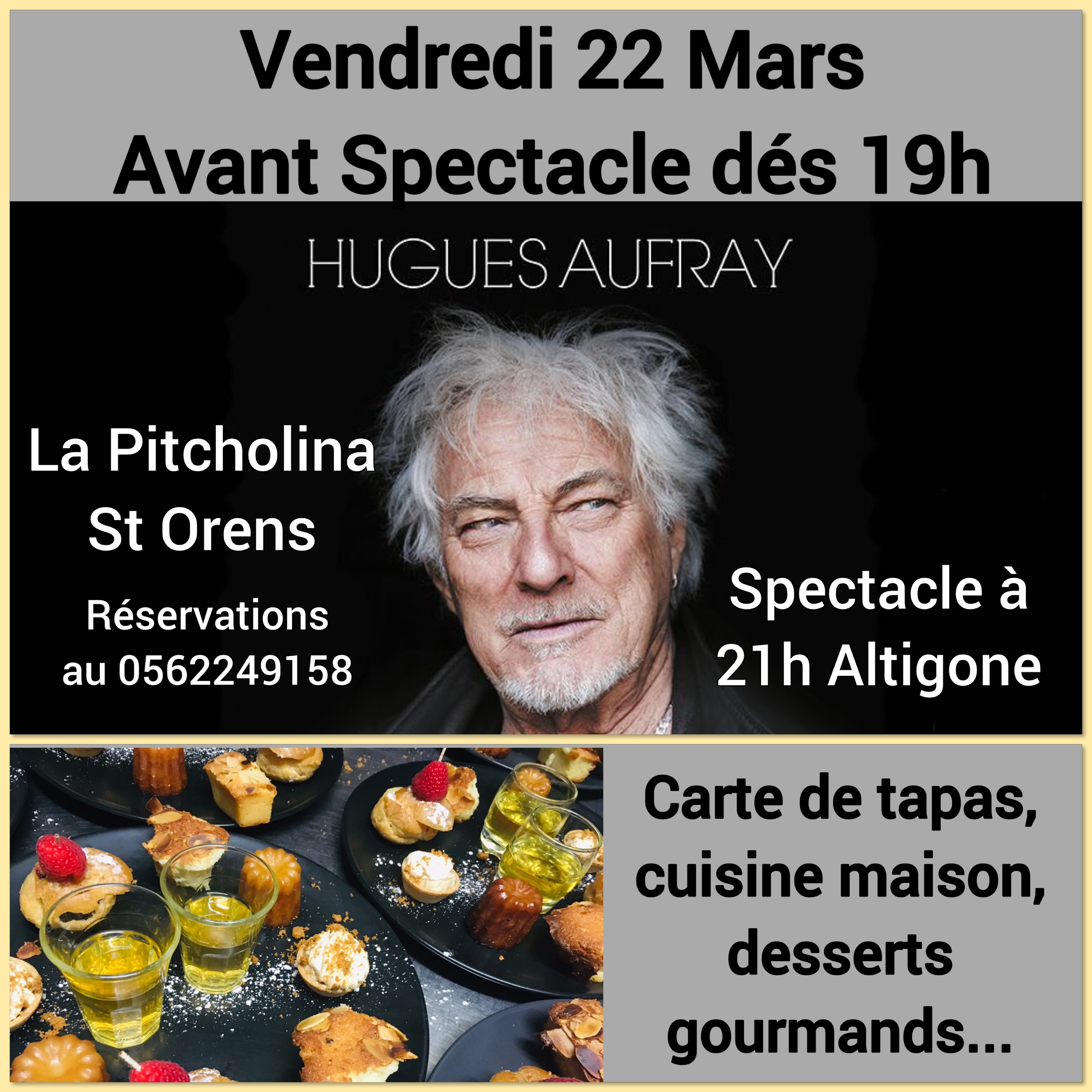 Avant Spectacle Vendredi 22 Mars